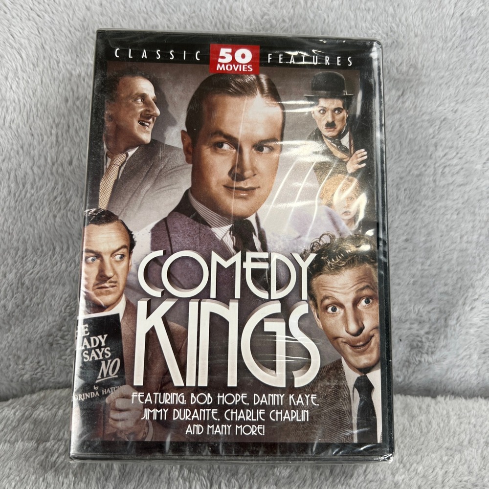 Comedy Kings 50-Movie Collection DVD 12-Disc New Sealed Bob Hope Charlie